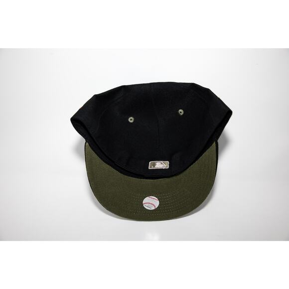 Houston Astros "Travis Scott‎ Olive" Fitted Hat Size 7 - Picture 3 of 4